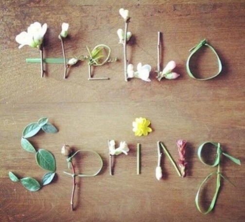 The first day of spring and promise of summer to follow,